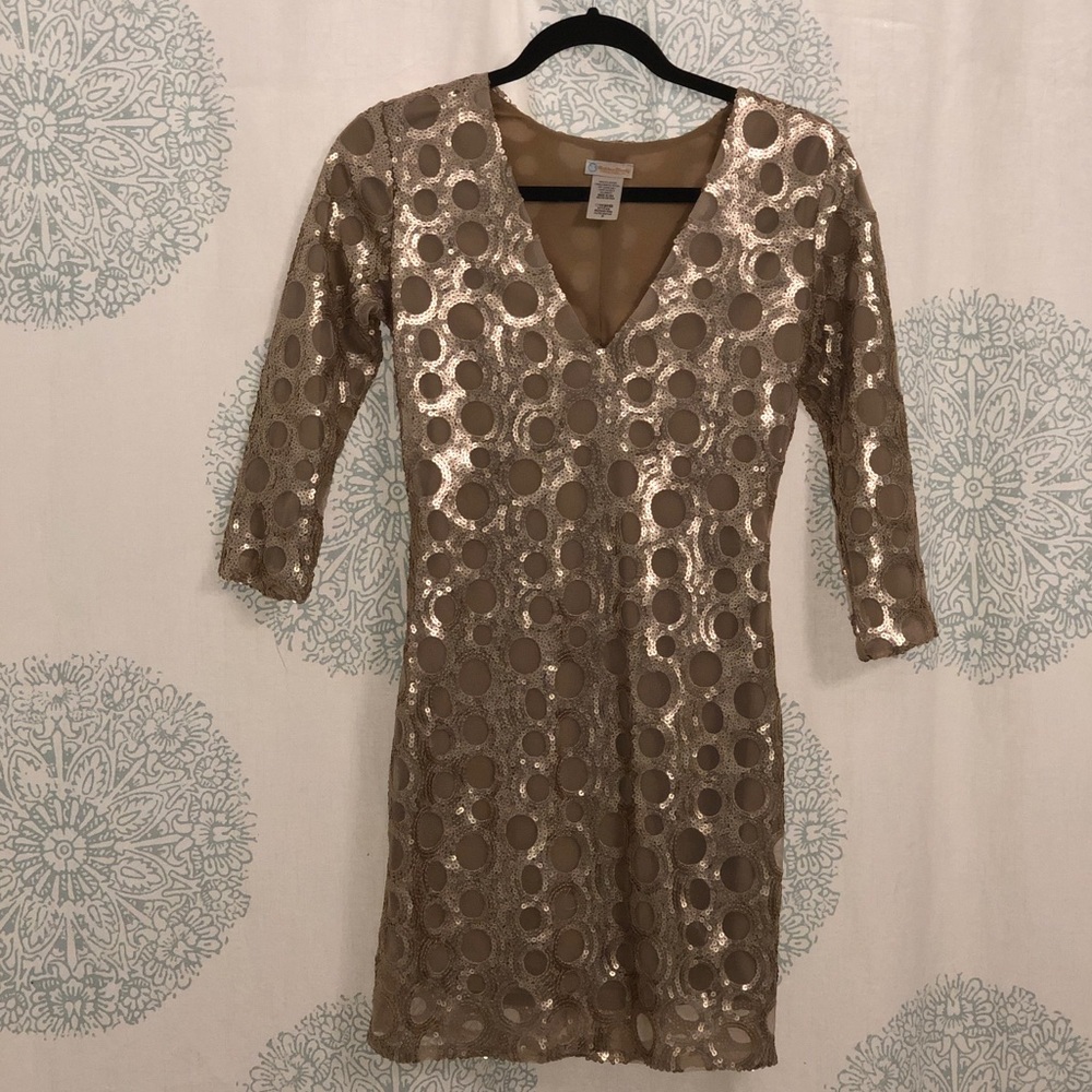 semi-formal womens sequence dress